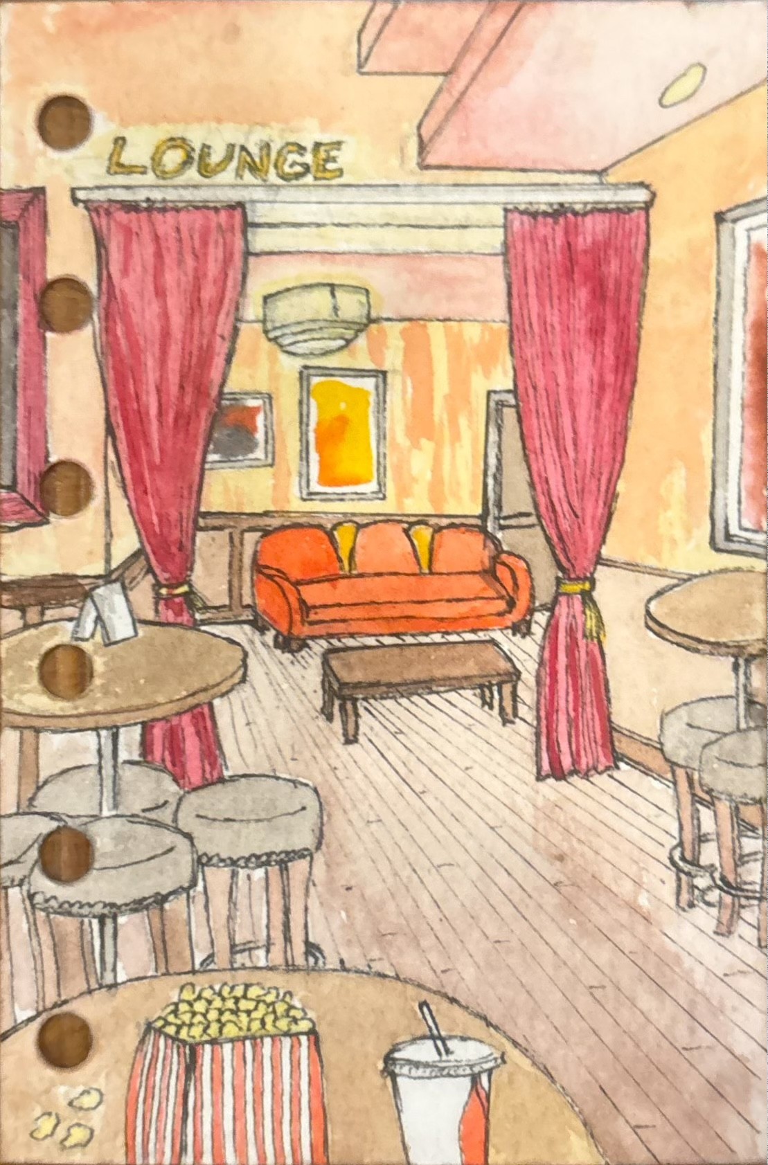 Small watercolor painting