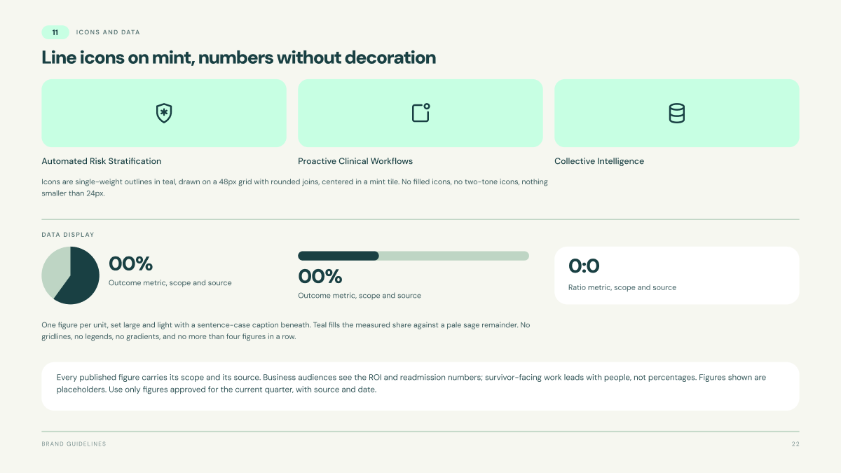 TandemStride brand guidelines page