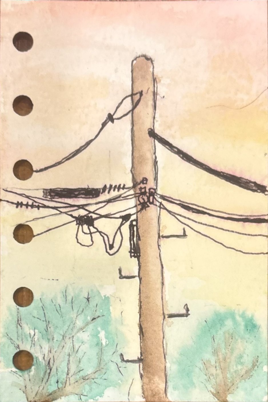 Small watercolor painting